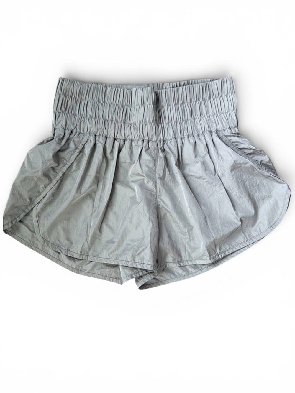 AS Revival Gray High Waisted Athletic Shorts Size Small